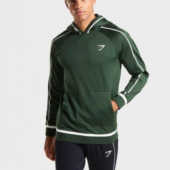 GYM SHARK RECESS HOODIE - GREEN - Picture 1 of 3
